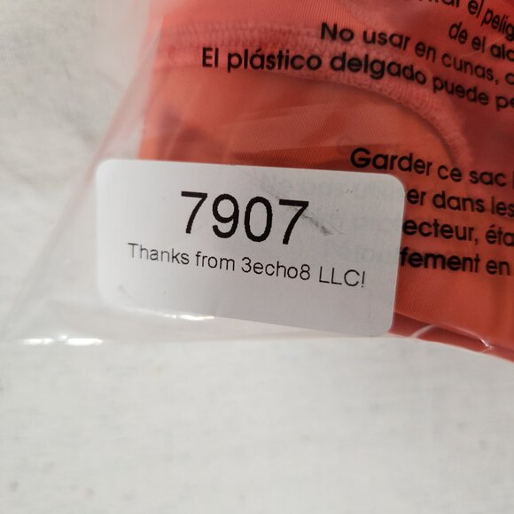 Vuori Stride Bra Large Open Back Orange Sports Running Yoga Gym Athletic - Picture 8 of 8